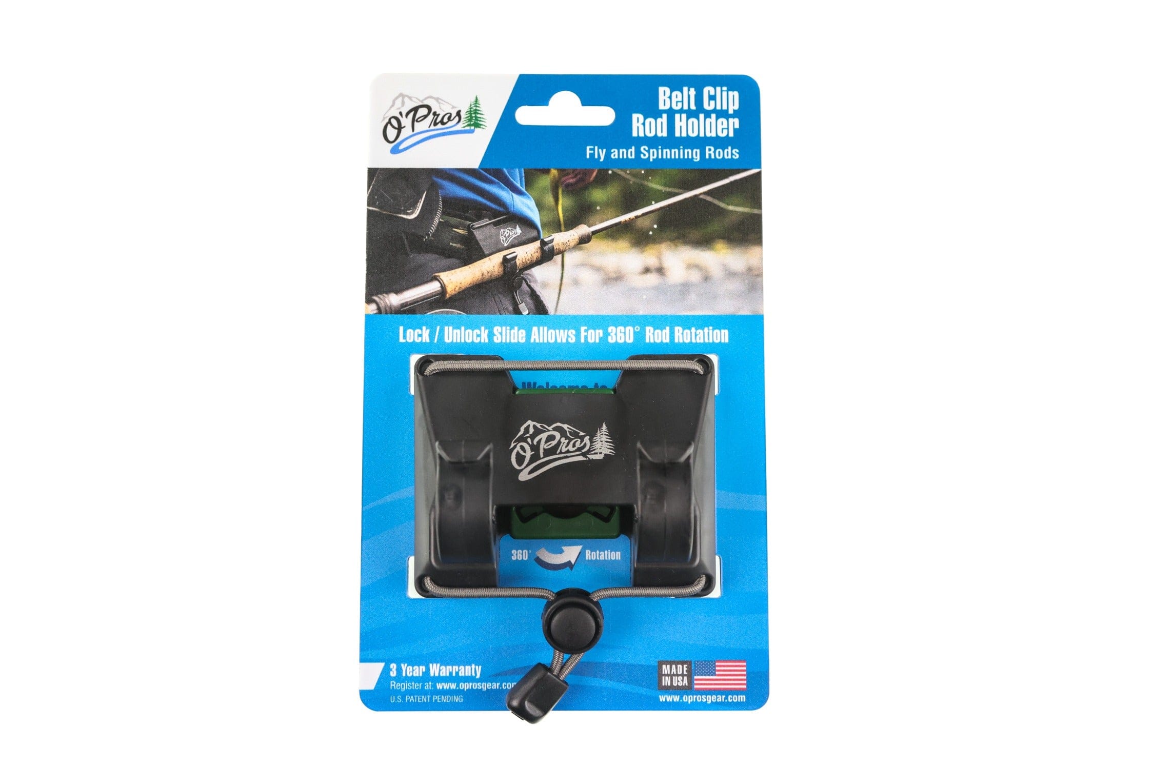 O' Pros Belt Clip Rod Holder