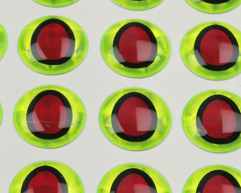 Hareline Oval Pupil 3D Adhesive Eyes