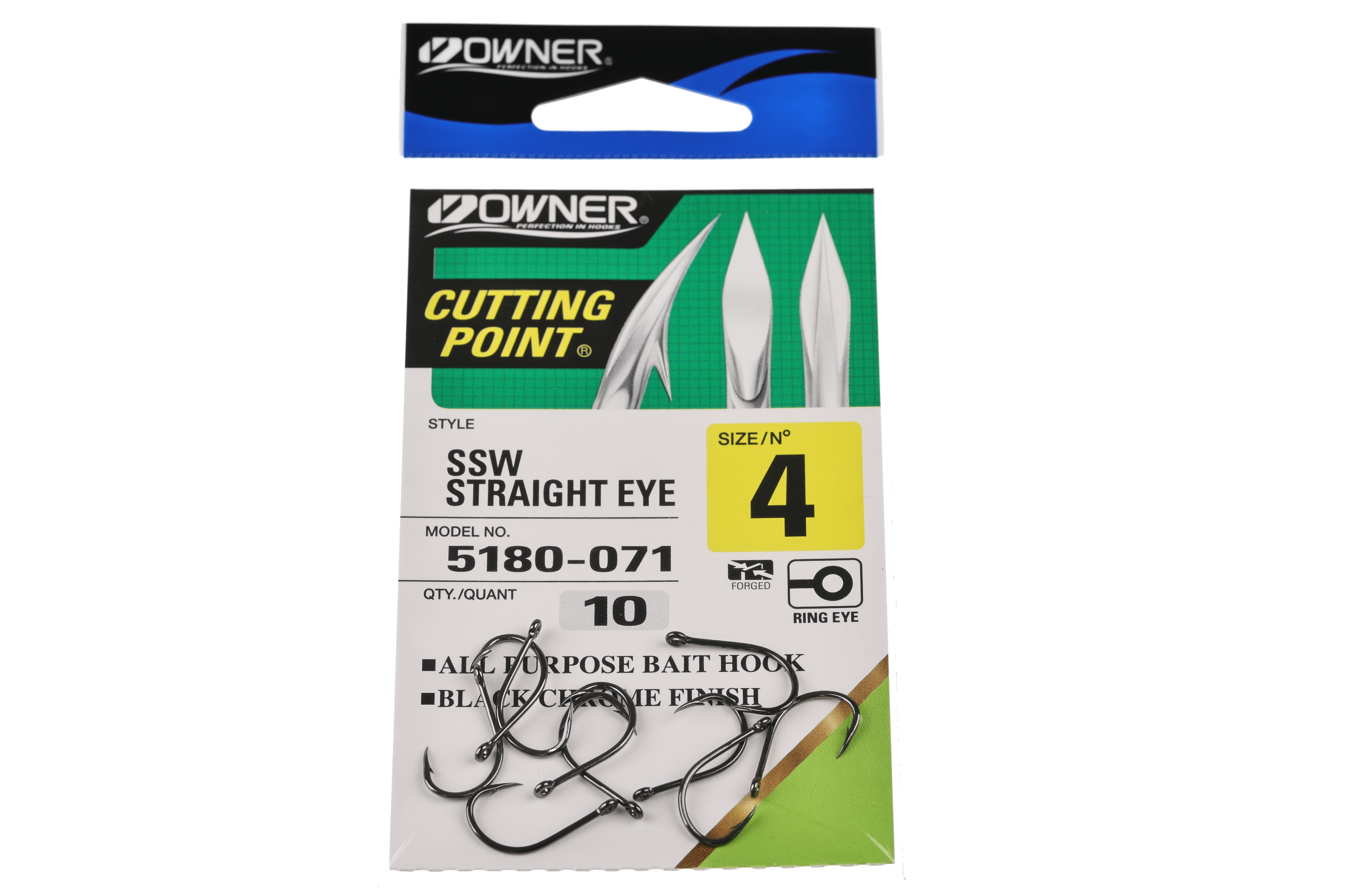 Owner 5180 SSW Straight-Eye Hooks