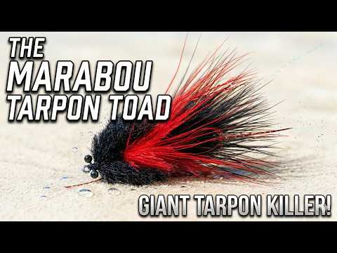 Marabou Tarpon Toad Fly Tying Tutorial video by Trident Fly Fishing