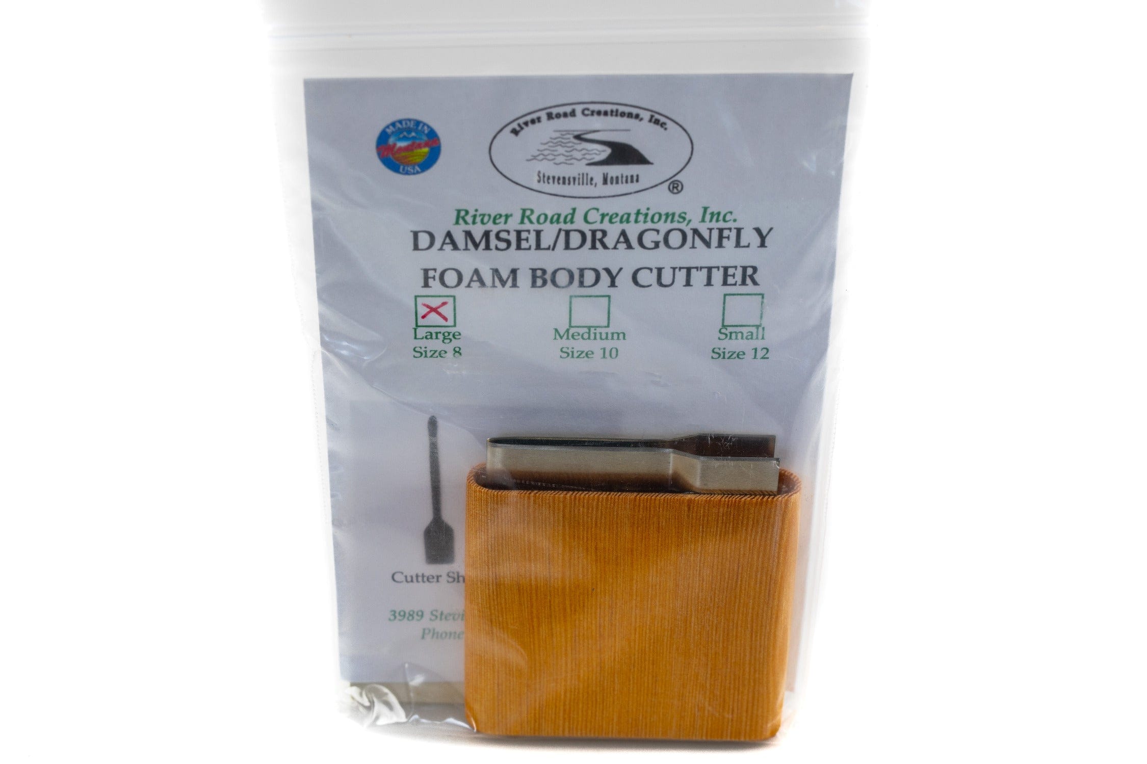River Road Damsel/Dragonfly Foam Body Cutter