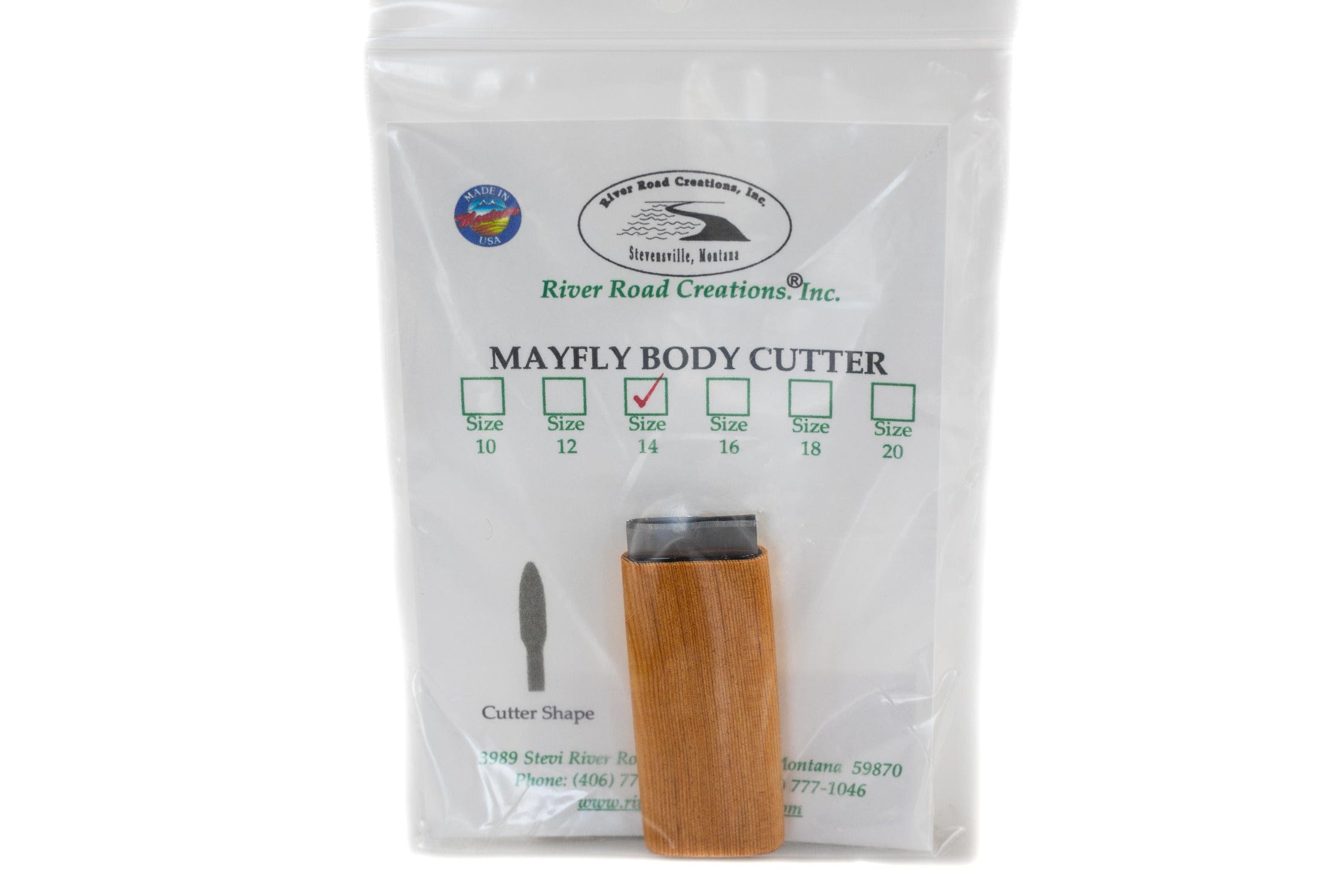 River Road Mayfly Foam Body Cutter
