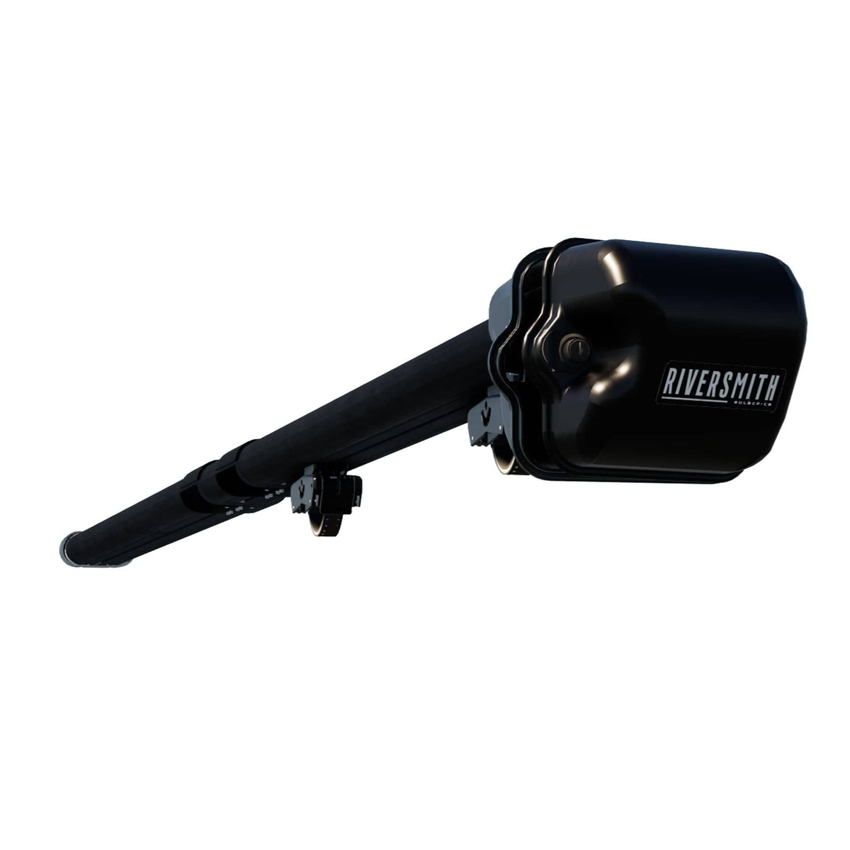 Riversmith Euro River Quiver 11'4 black fishing rod rack with adjustable clamps for vehicle mounting