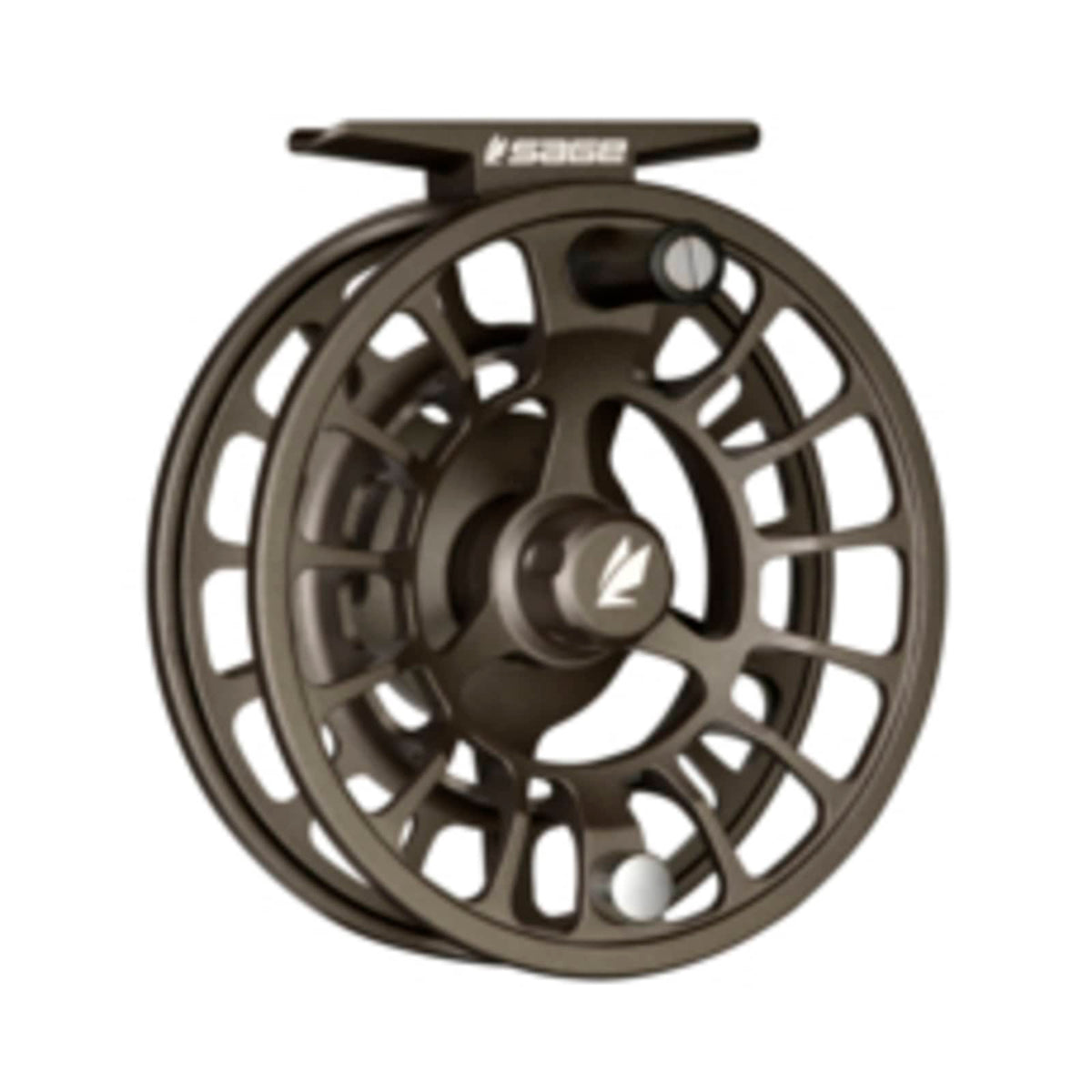 Sage Shift C Fly Reel in Grey, back view