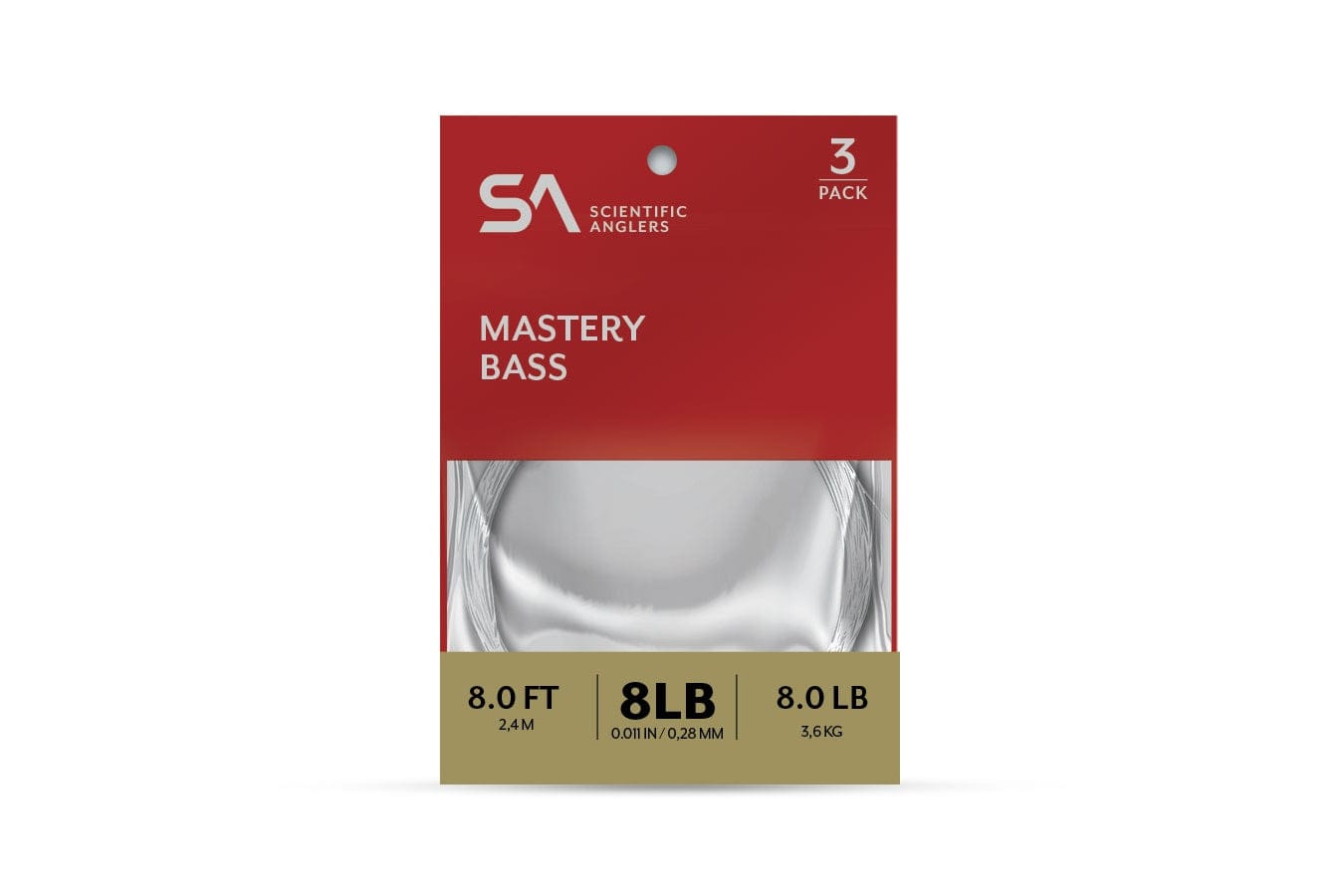 Scientific Anglers Mastery Bass Leader 3-Pack