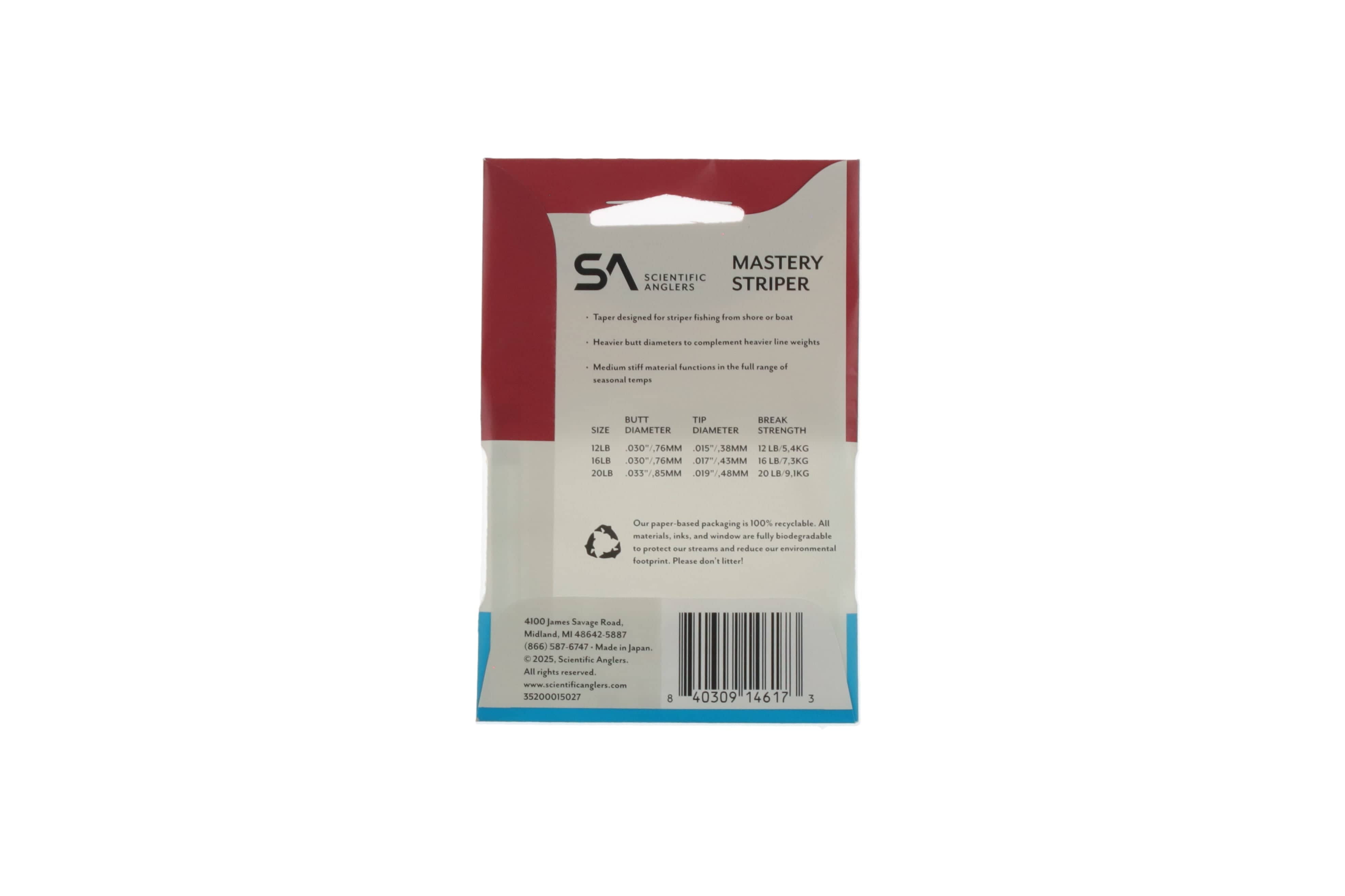 Scientific Anglers Mastery Striper Leader 1 Pack