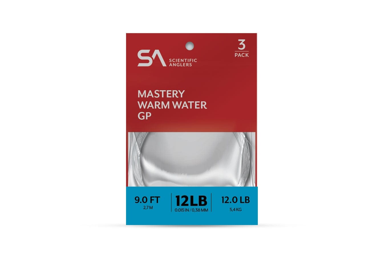 Scientific Anglers Mastery Warm Water GP Leader 3-Pack