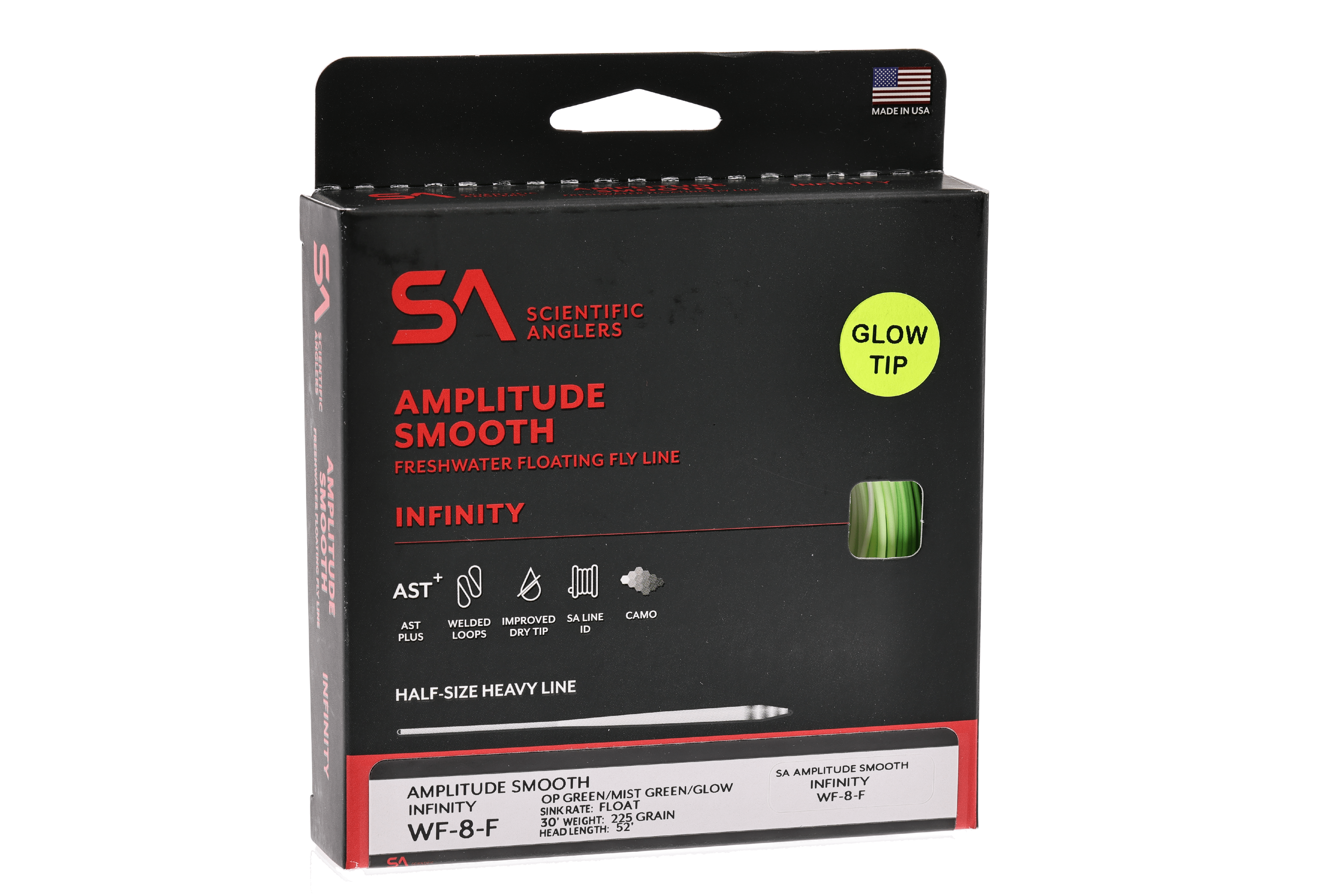 Scientific Anglers Amplitude Smooth Infinity Glow Fly Line