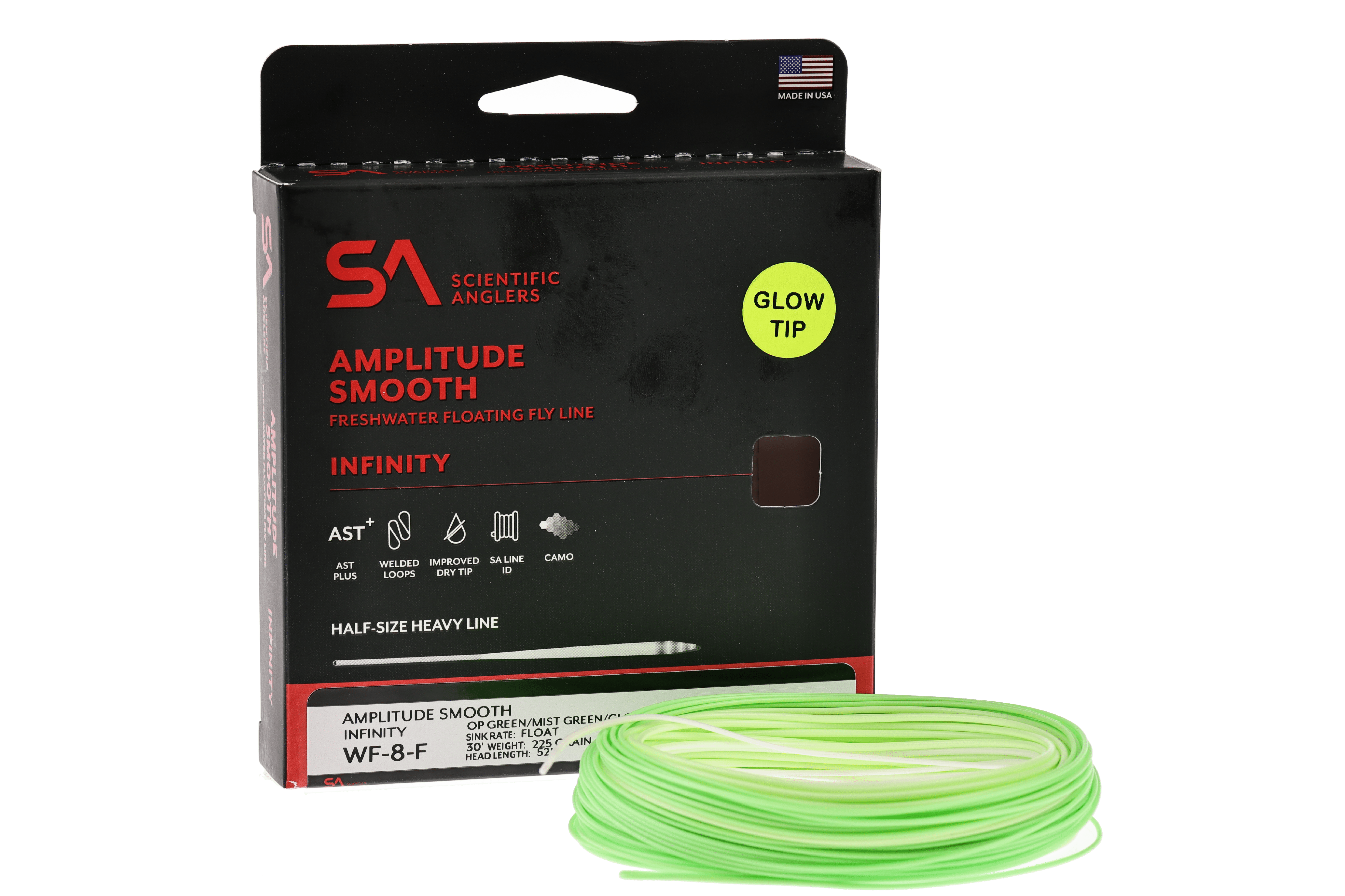 Scientific Anglers Amplitude Smooth Infinity Glow Fly Line