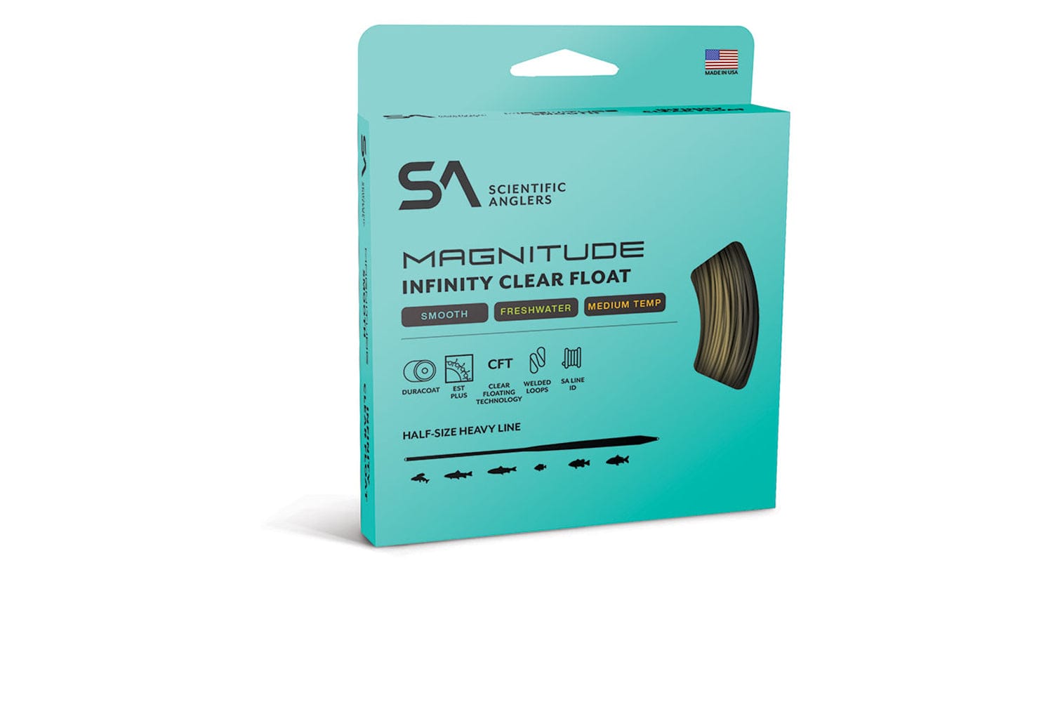 Scientific Anglers Magnitude Smooth Infinity Clear Head Floating Line