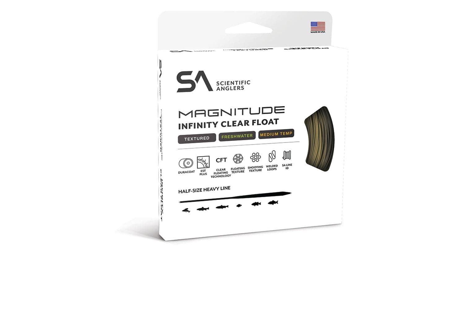 Scientific Anglers Magnitude Textured Infinity Clear Head Floating Line