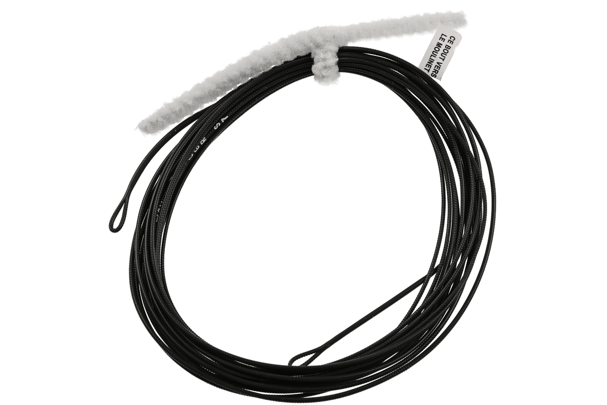 Scientific Anglers Skagit Tip Kit black braided fishing line coil with grey protective sleeve and product label