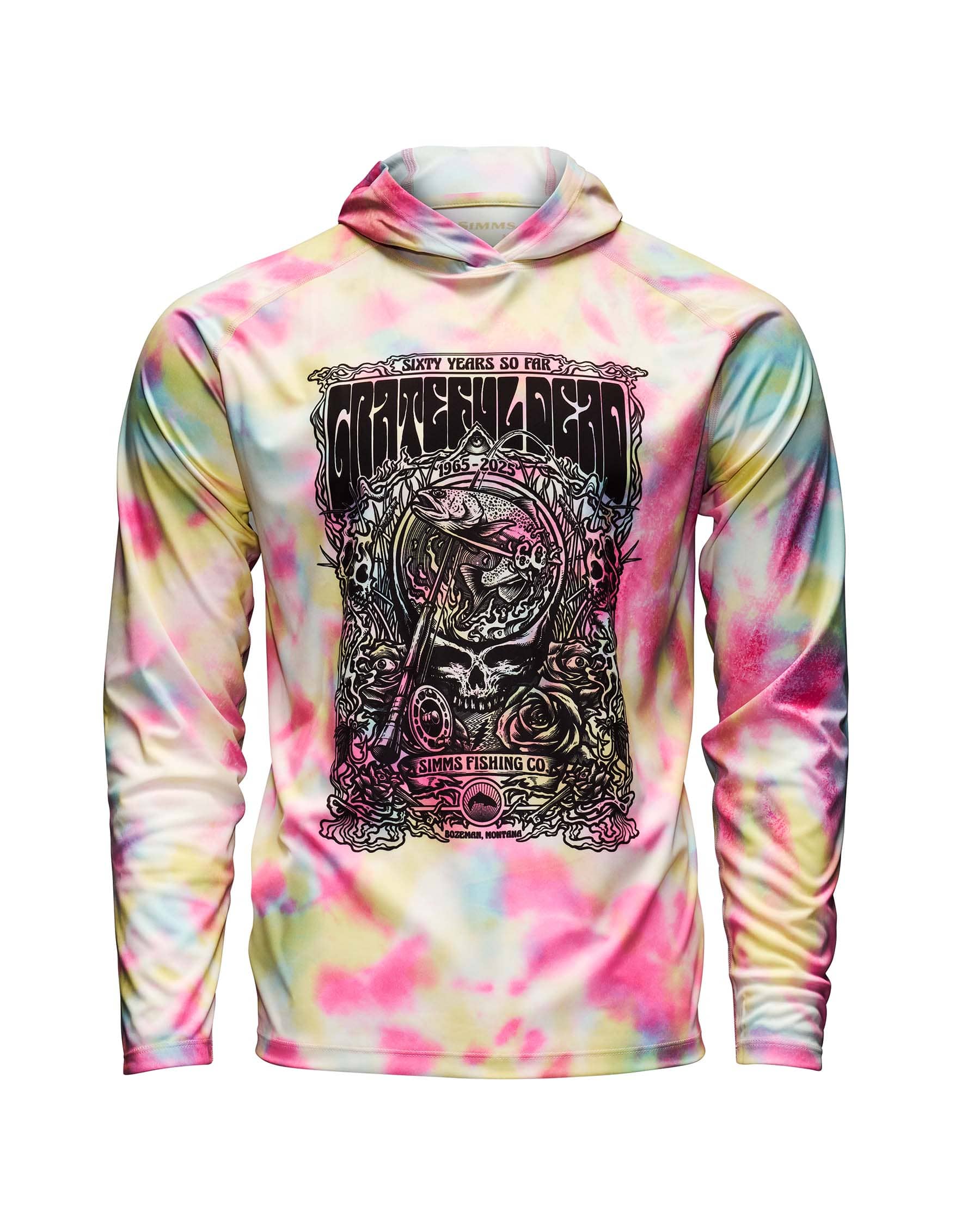Simms Grateful Dead SolarTech Hoody Fountain Print