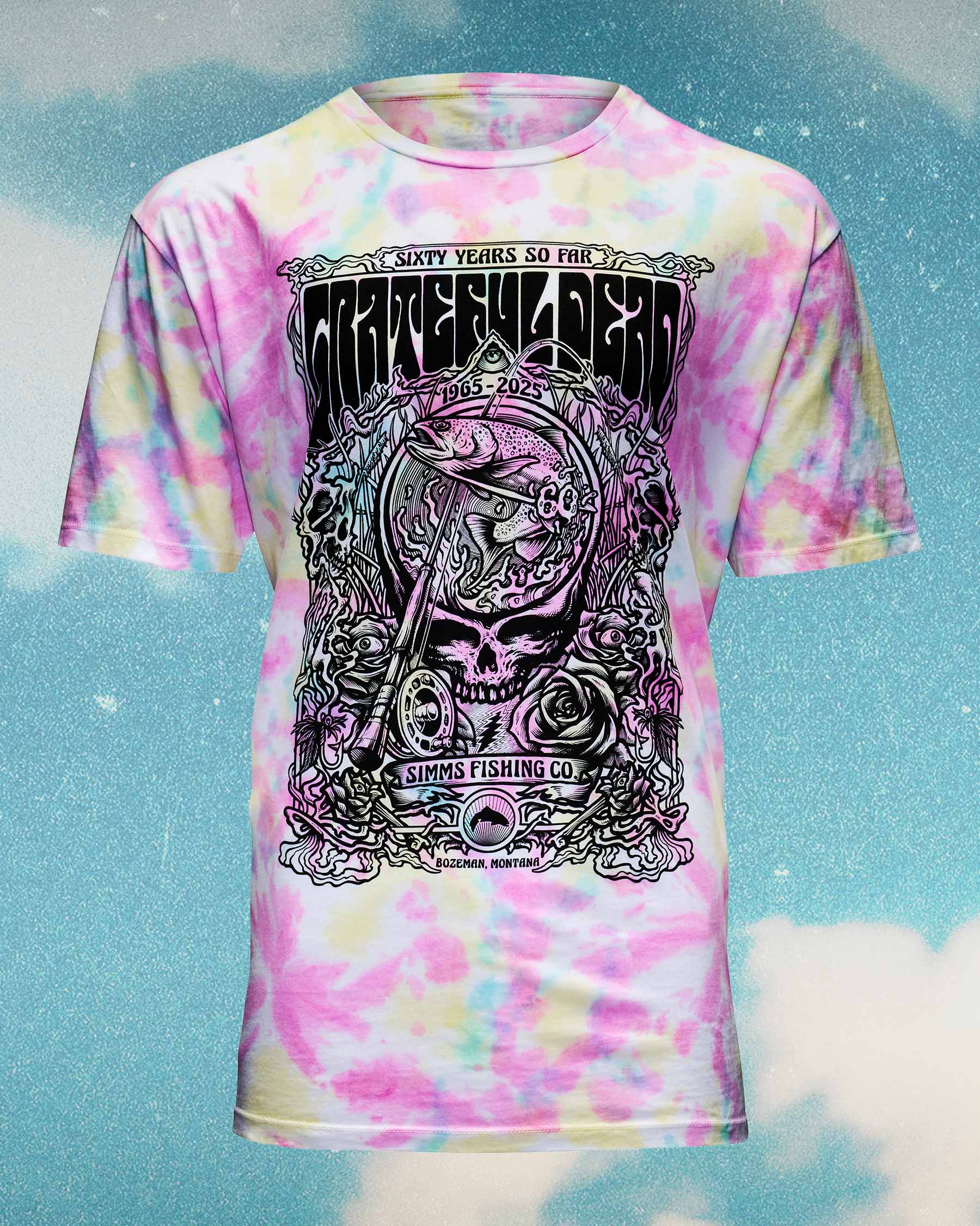 Simms Grateful Dead T-Shirt Fountain Print