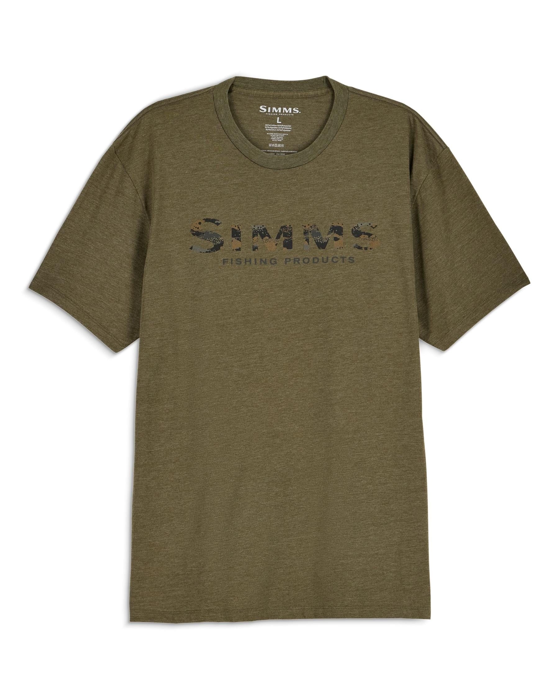 Simms Men's Shroud Fill Logo T-Shirt