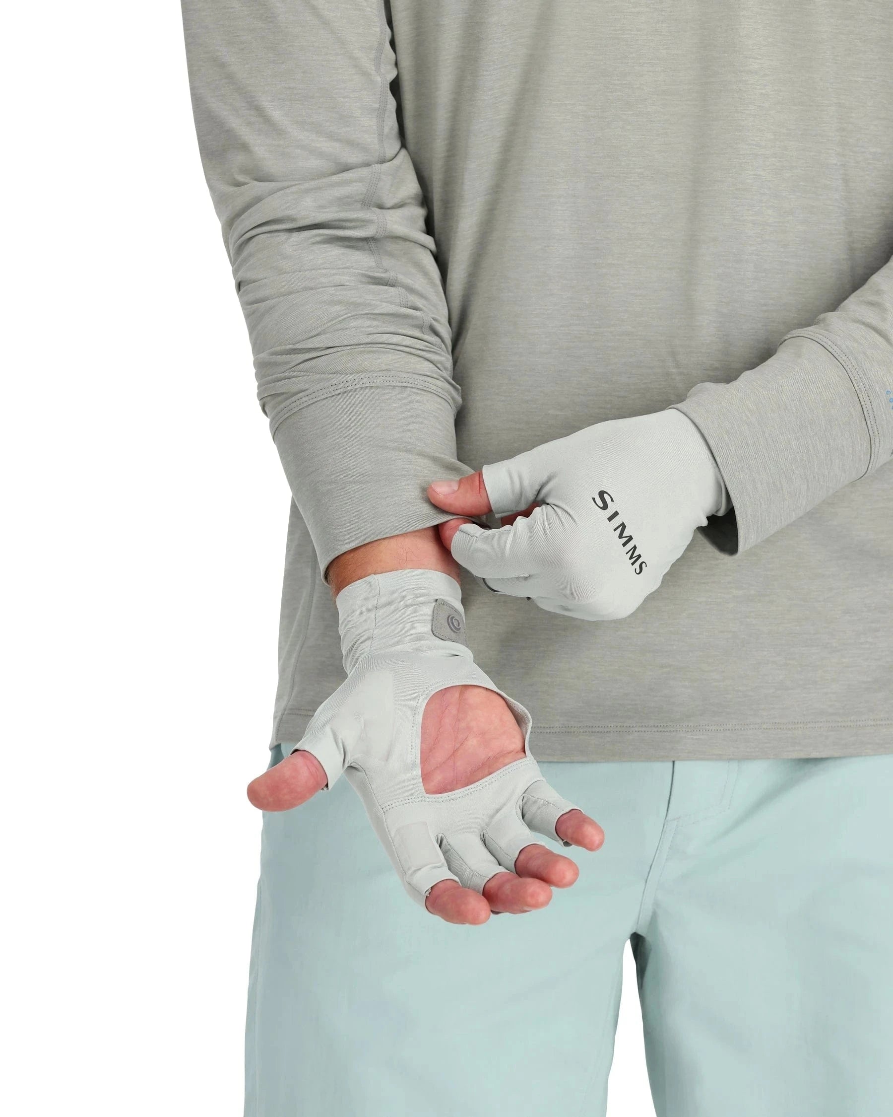 Simms Solar Flex Half Finger Sunglove