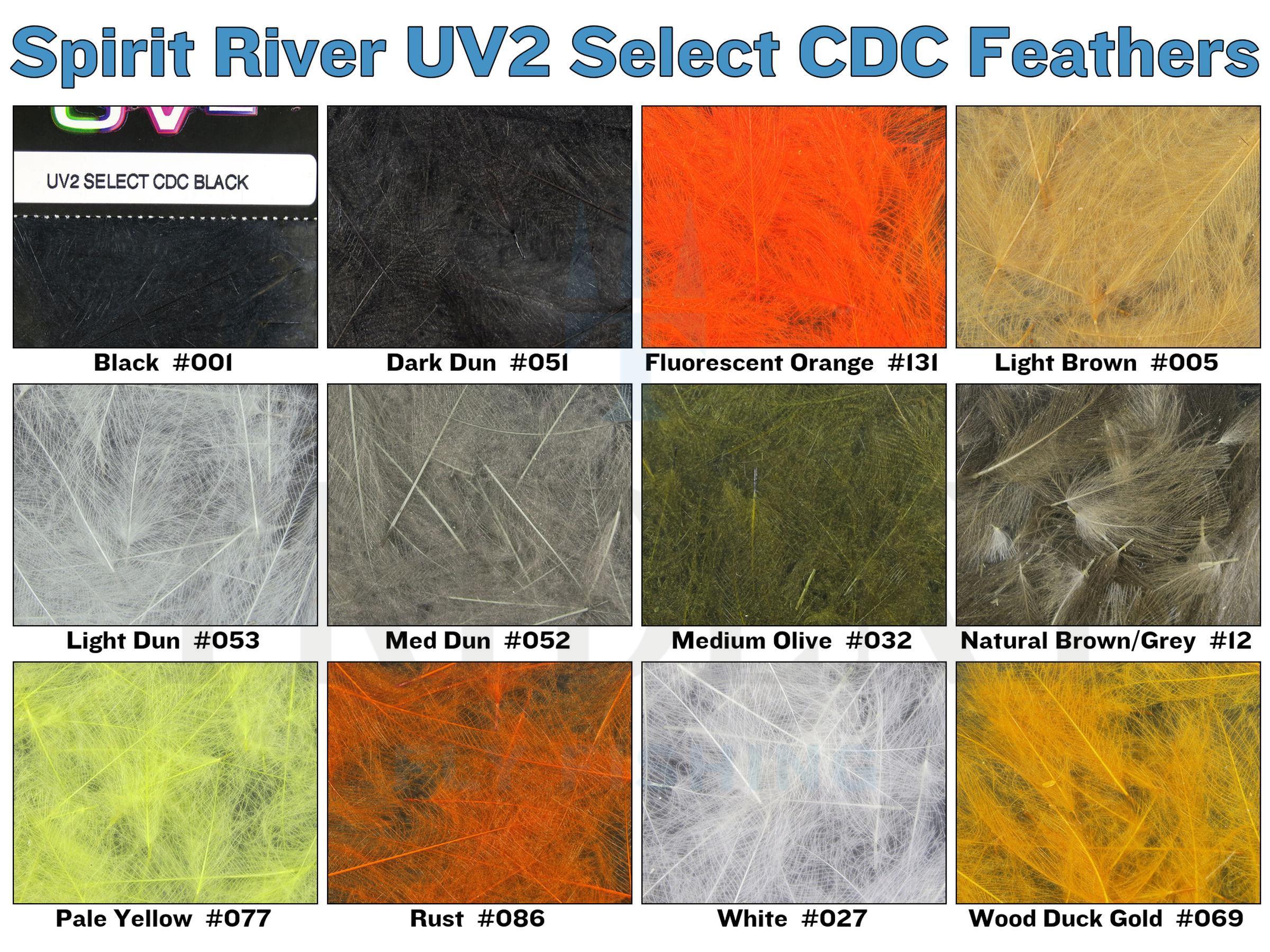 Spirit River UV2 Select CDC Feathers