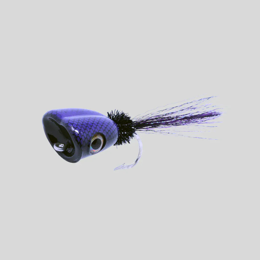 Surface Seducer Double Barrel Baitfish Popper Fly
