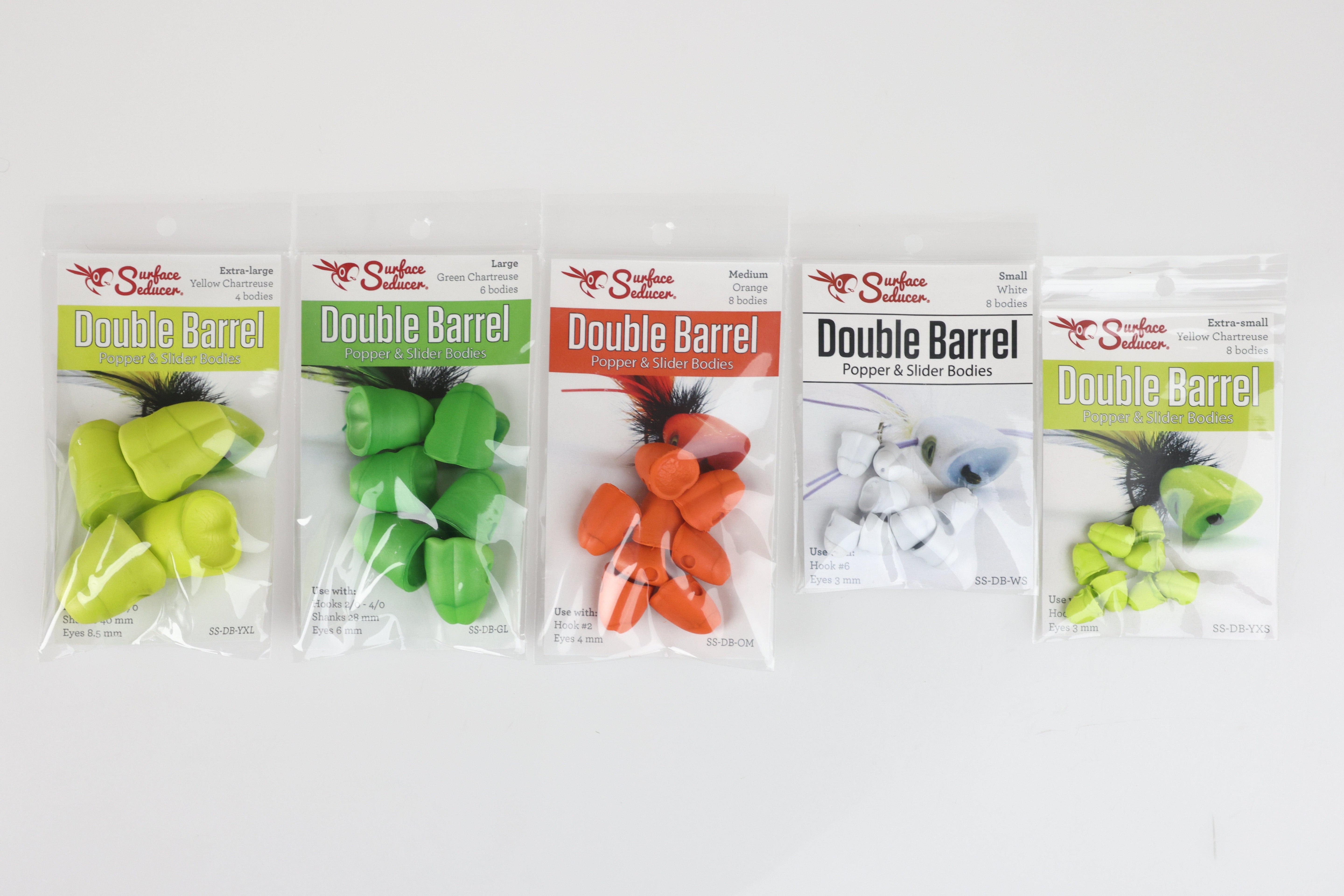 Surface Seducer Double Barrel Popper Bodies