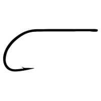 Tiemco TMC 8089 Nickel Plated Bass Bug Fly Hooks