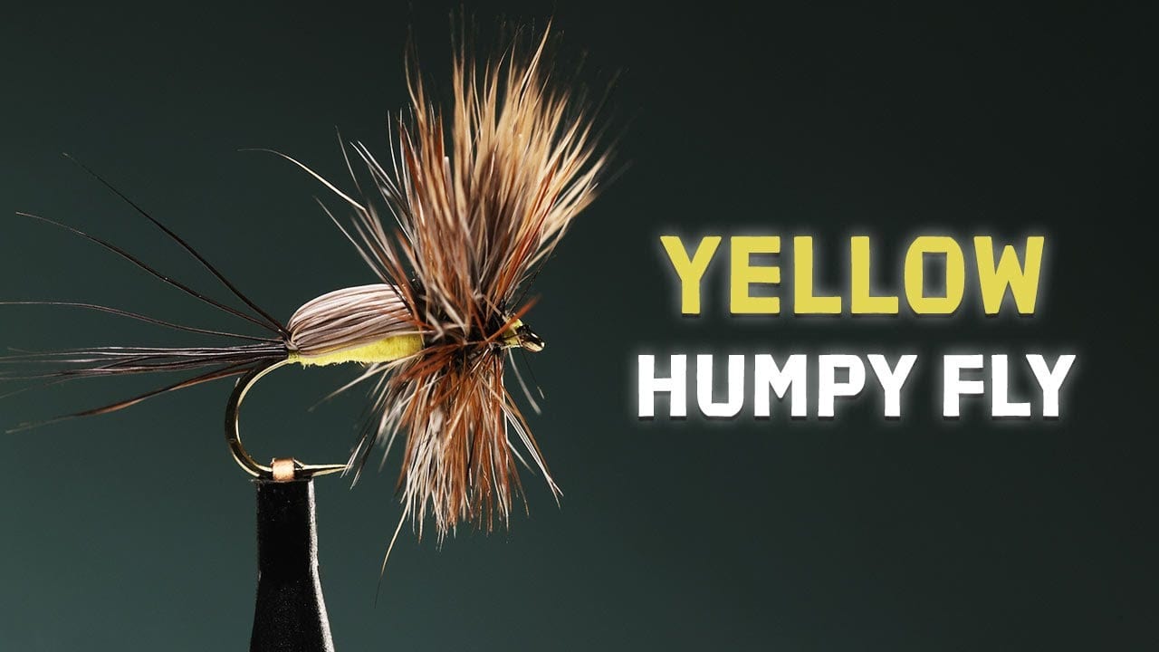 Yellow Humpy Dry Fly Tying Video Material Kit