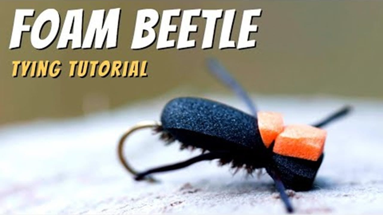Foam Beetle Fly Tying Video Material Kit - Image 1