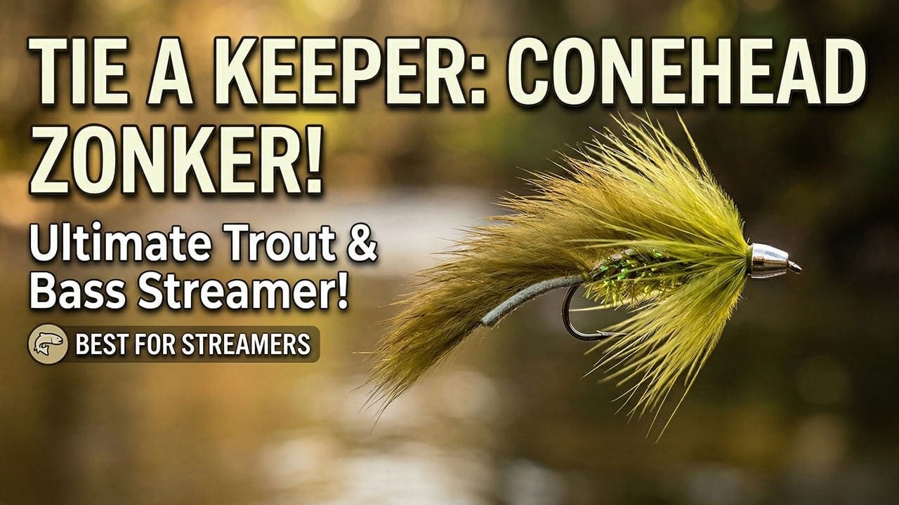 Conehead Zonker Streamer Fly Tying Video Material Kit