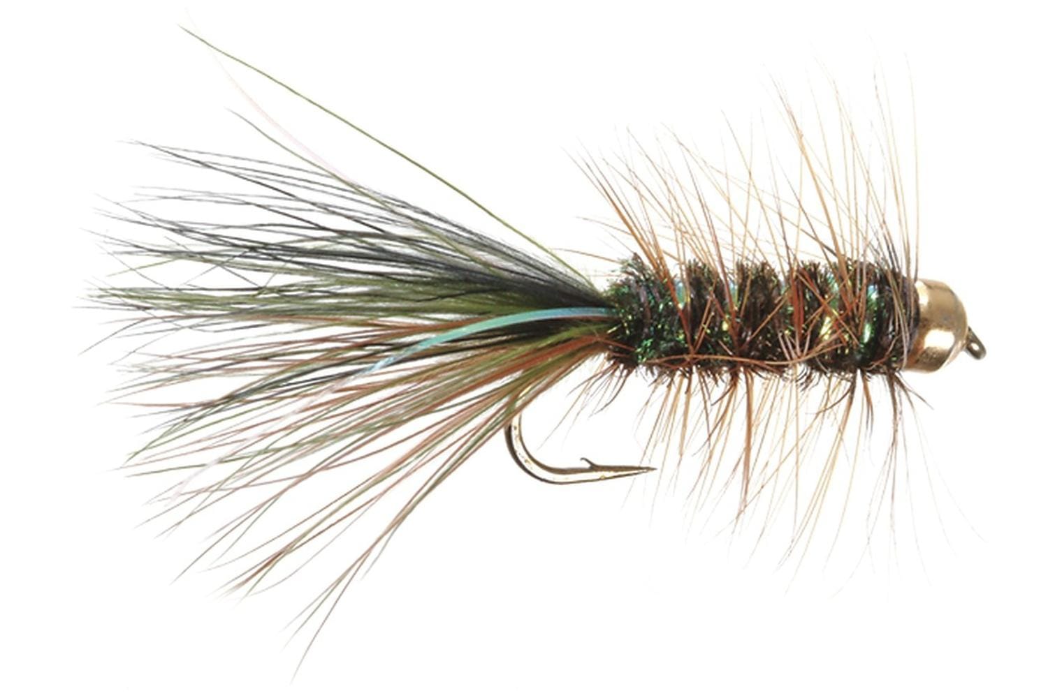 Tungsten Thin Mint Gold Bead Fly