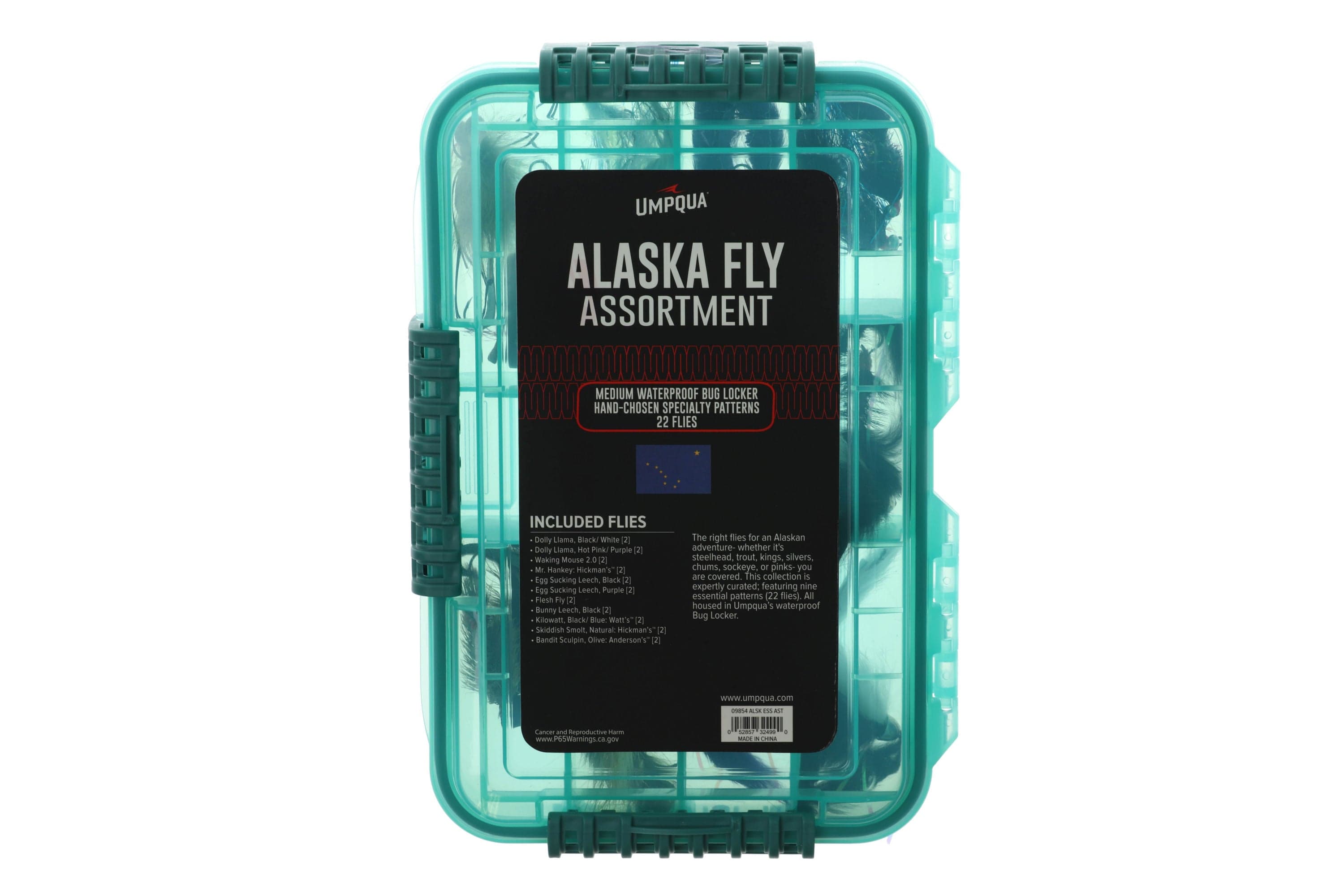 Umpqua Alaska Essentials 22 Piece Fly Assortment