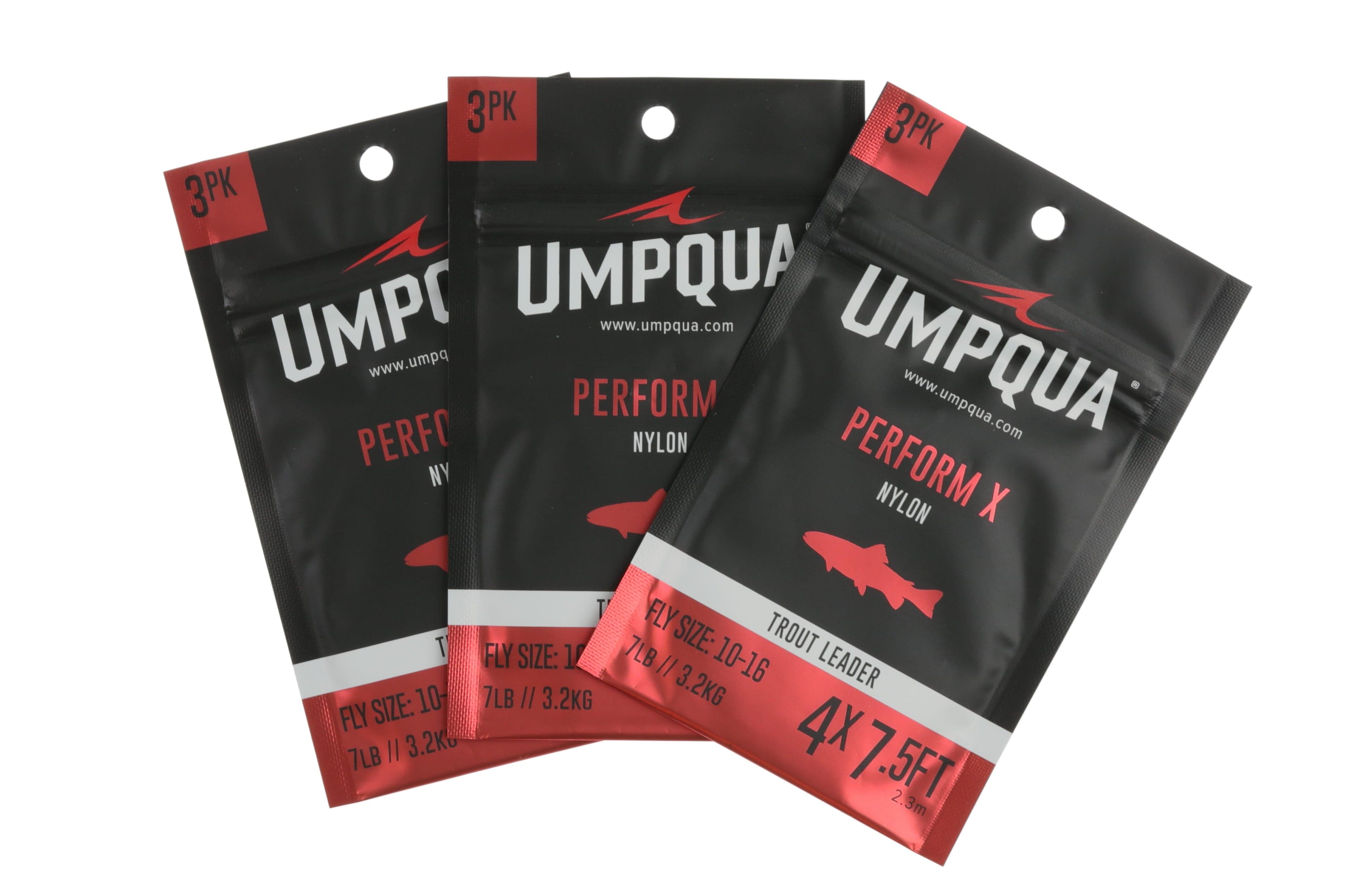 Umpqua Perform X Trout Leader 3-Pack