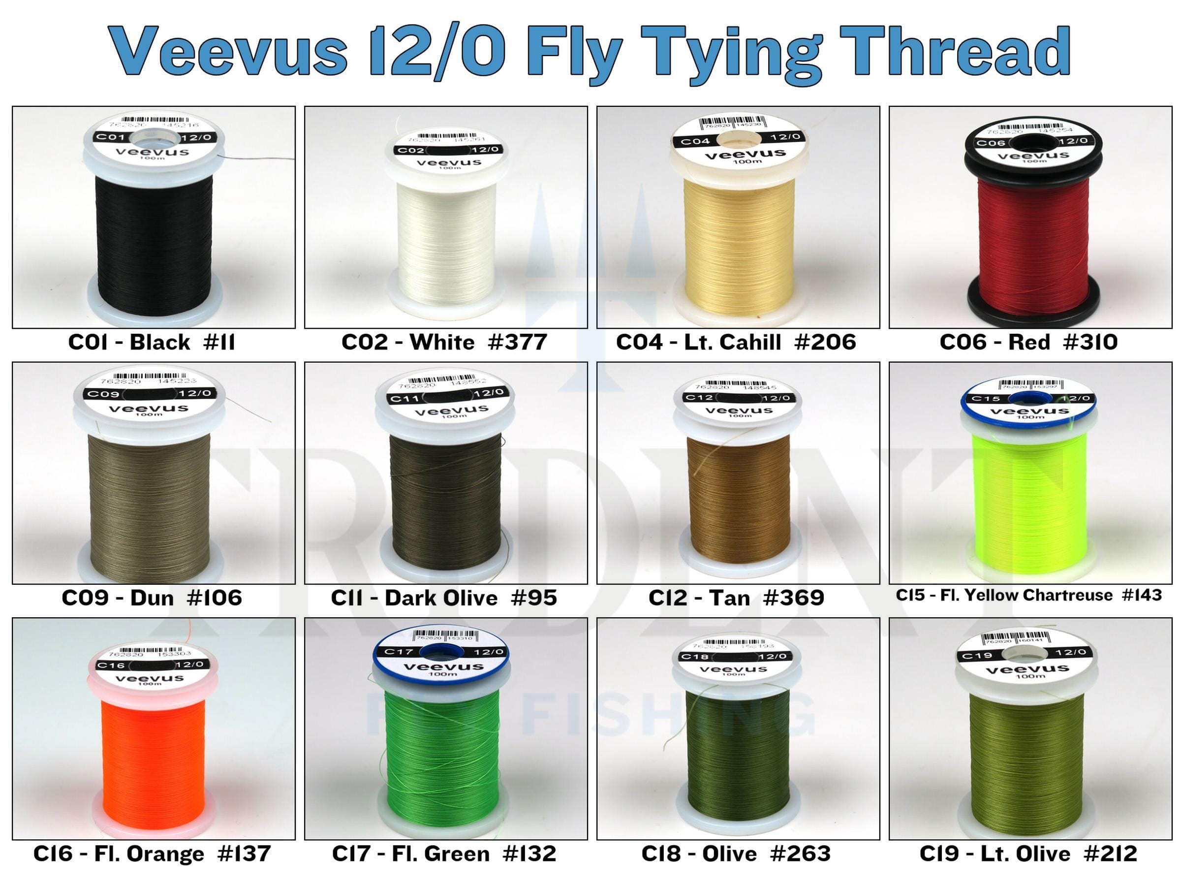 Veevus 12/0 Fly Tying Thread