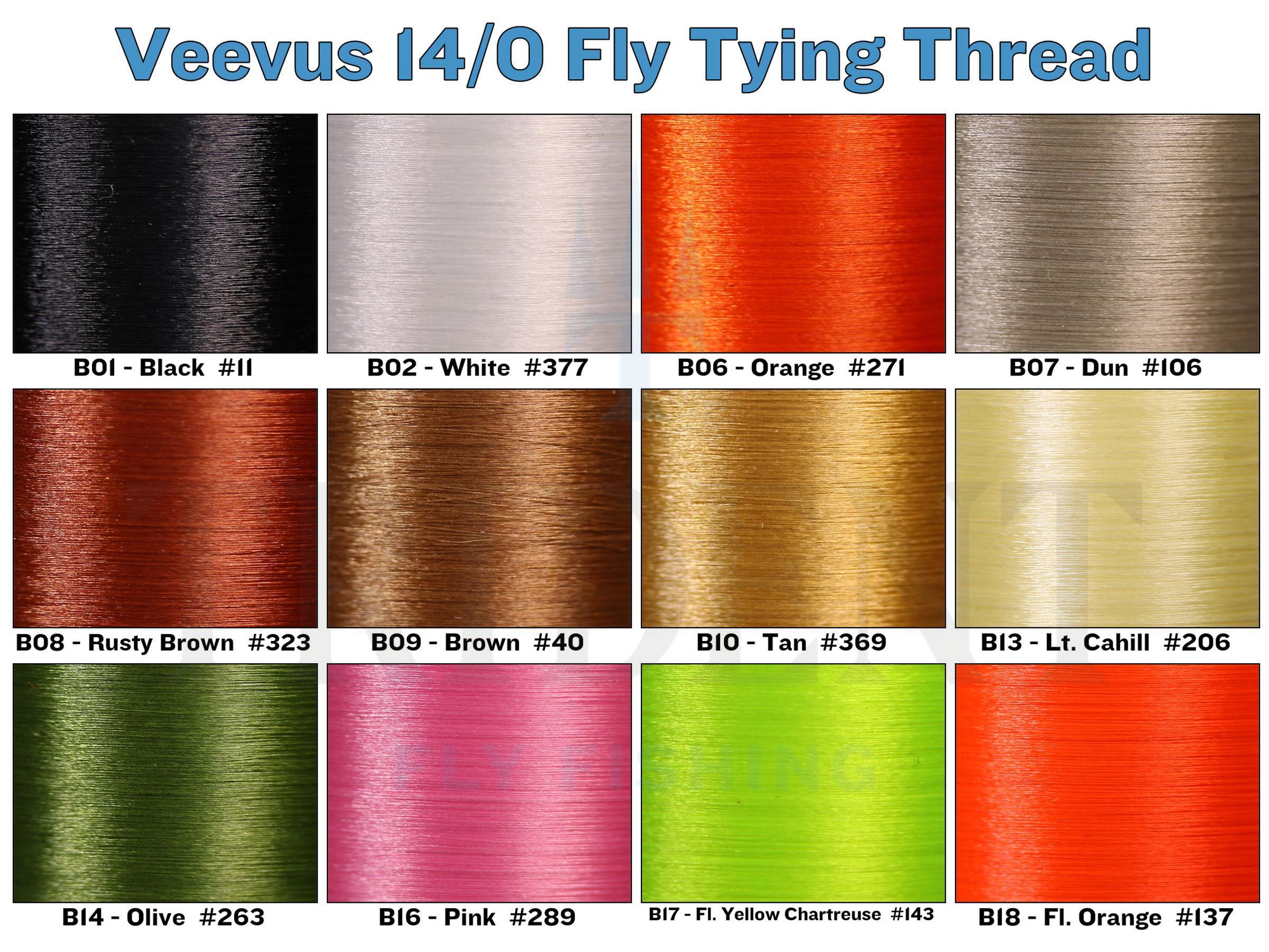 Veevus 14/0 Fly Tying Thread