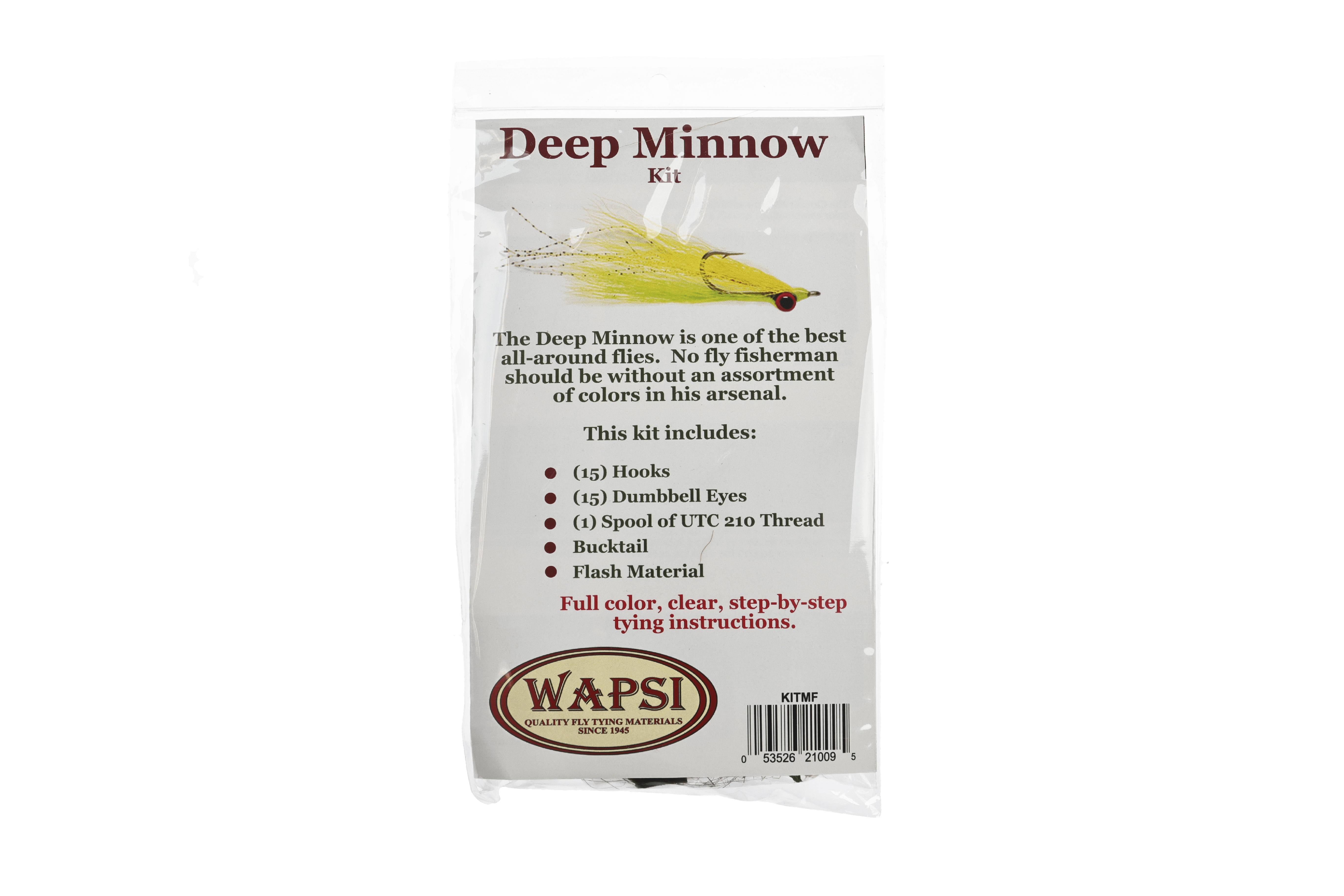 Wapsi Clousers Deep Minnow Fly Tying Kit