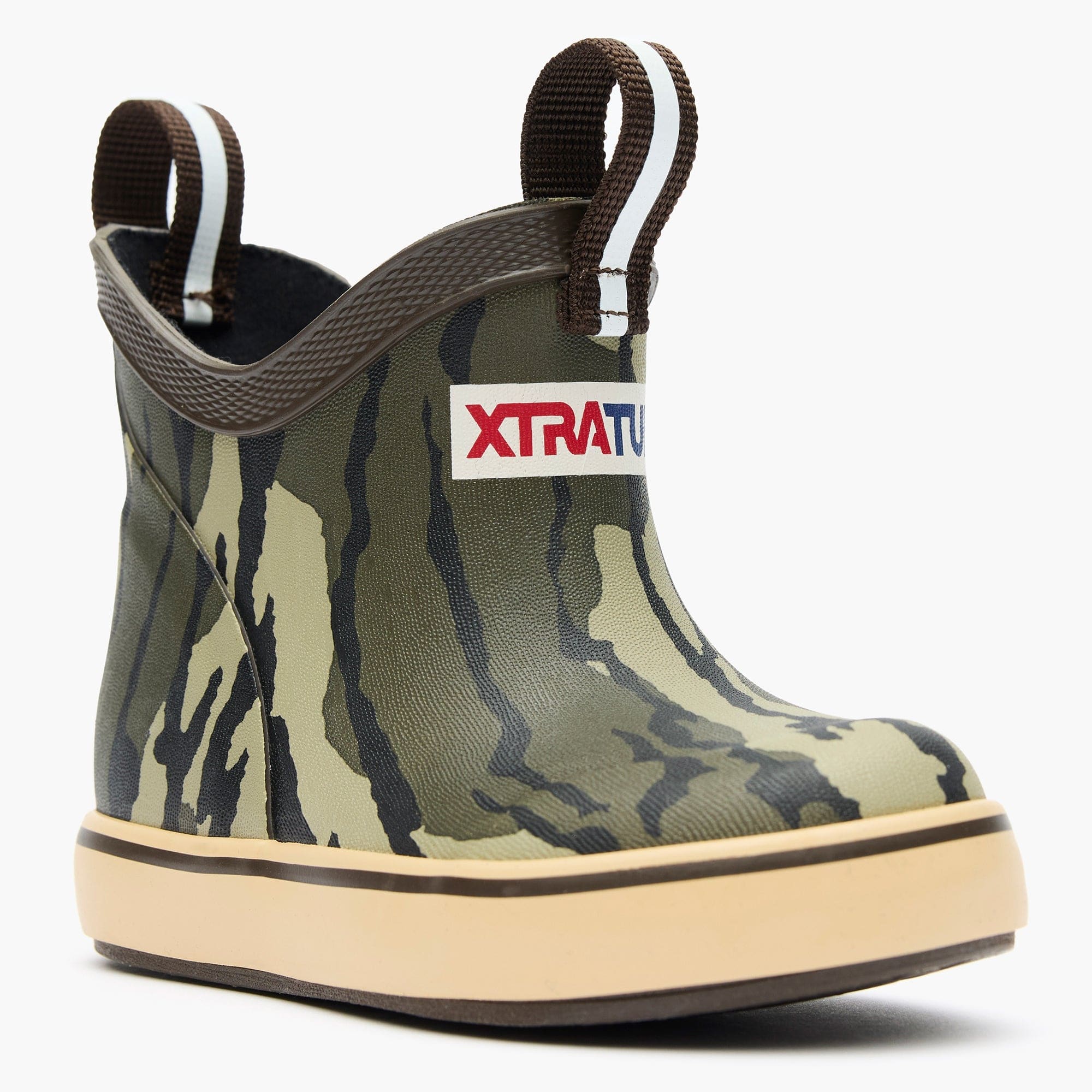 Xtratuf Kids' Mossy Oak(R) Bottomland Ankle Deck Boot