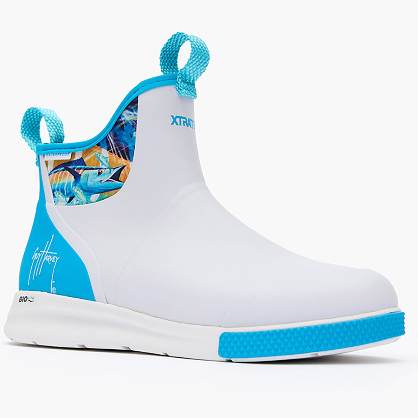 Xtratuf Men's 6 in Ankle Deck Boot Sport Guy Harvey