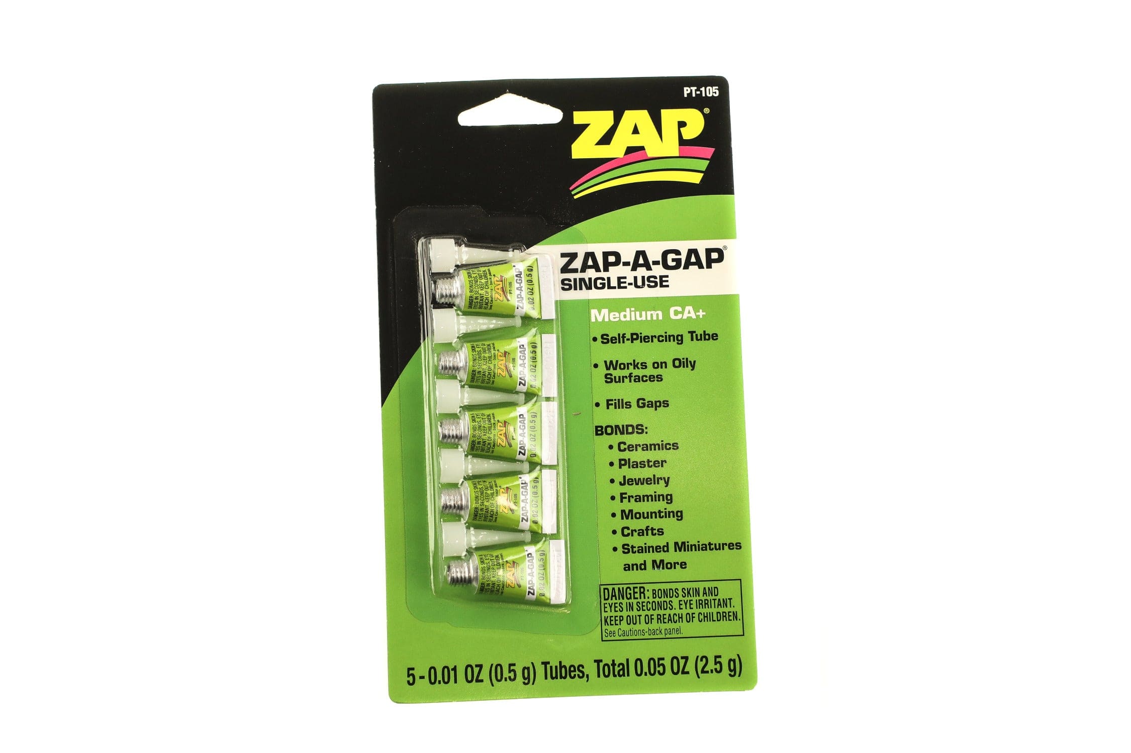 Zap A Gap Single Use Mini Tubes
