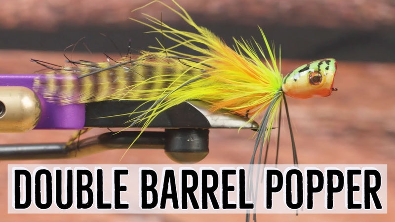 How to Tie a Surface Seducer Double Barrel Popper Fly