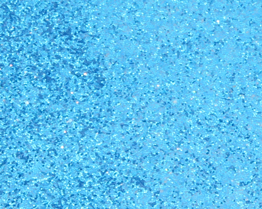 Aqua blue holographic crystal skin sheet with fine glitter flakes and reflective shimmer for fly tying