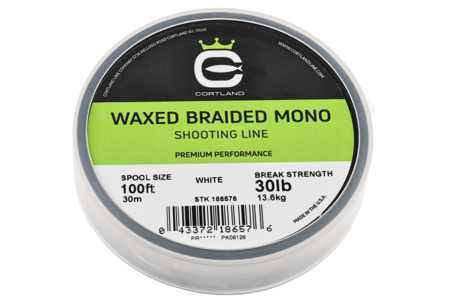 Cortland Waxed Braided Mono Shooting Line