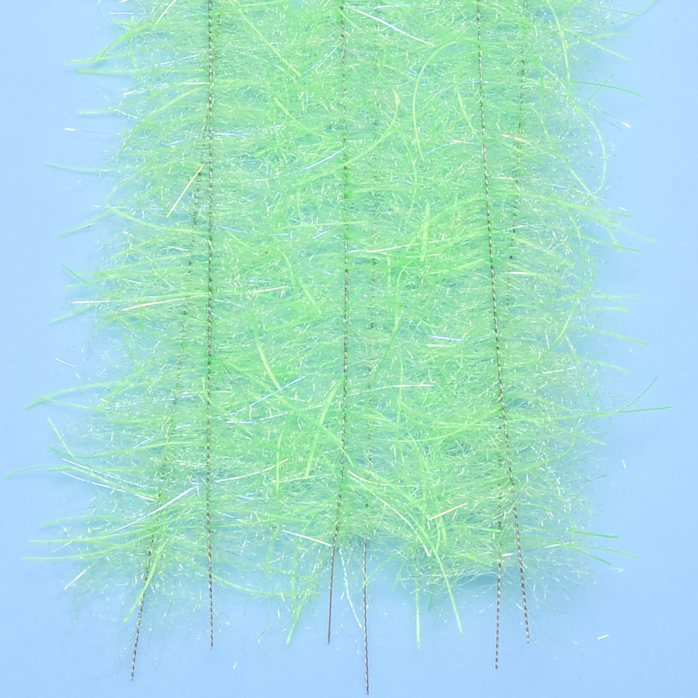 Chartreuse Enrico Puglisi Tarantula hairy legs brush with fuzzy synthetic fibers and thin wire stems for fly tying