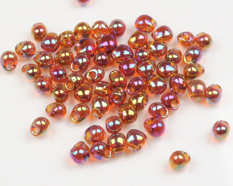Hareline Hump Back Glass Beads