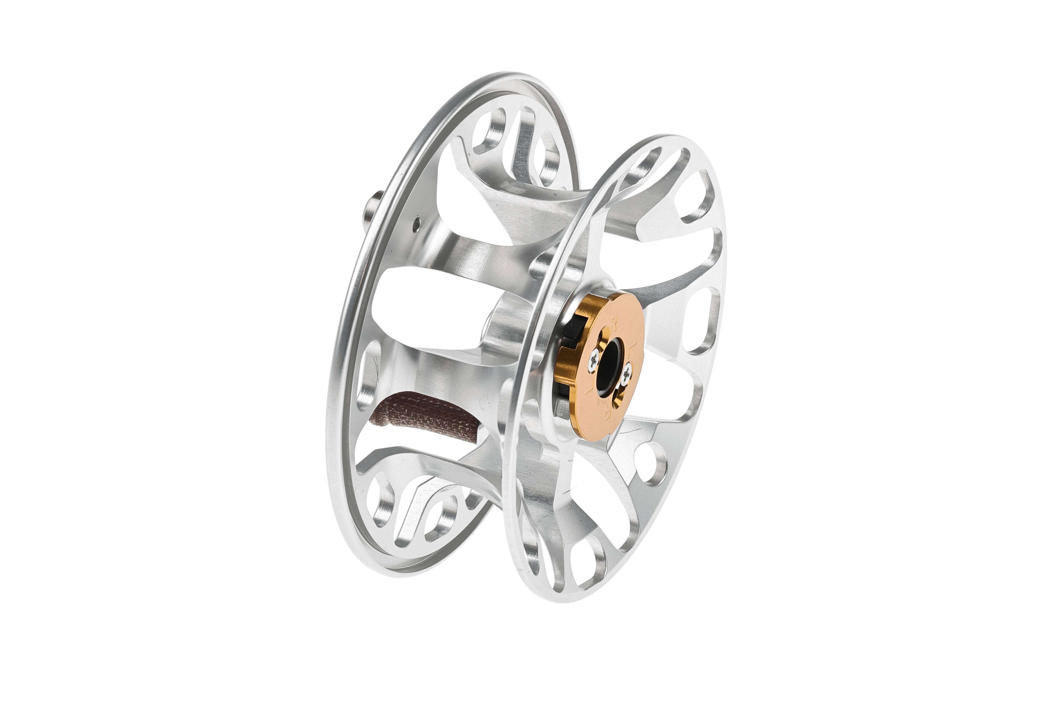 Ross Cimarron LT spare spool with aluminum frame and bronze drag wheel assembly for fly reel replacement