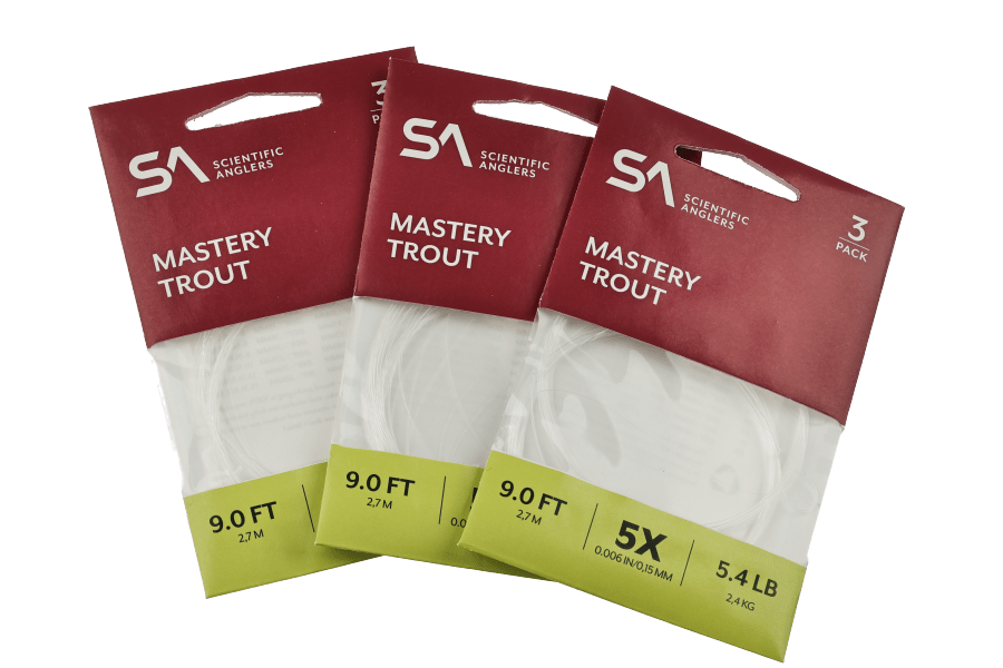 Scientific Anglers Mastery Trout Leader 3-Pack