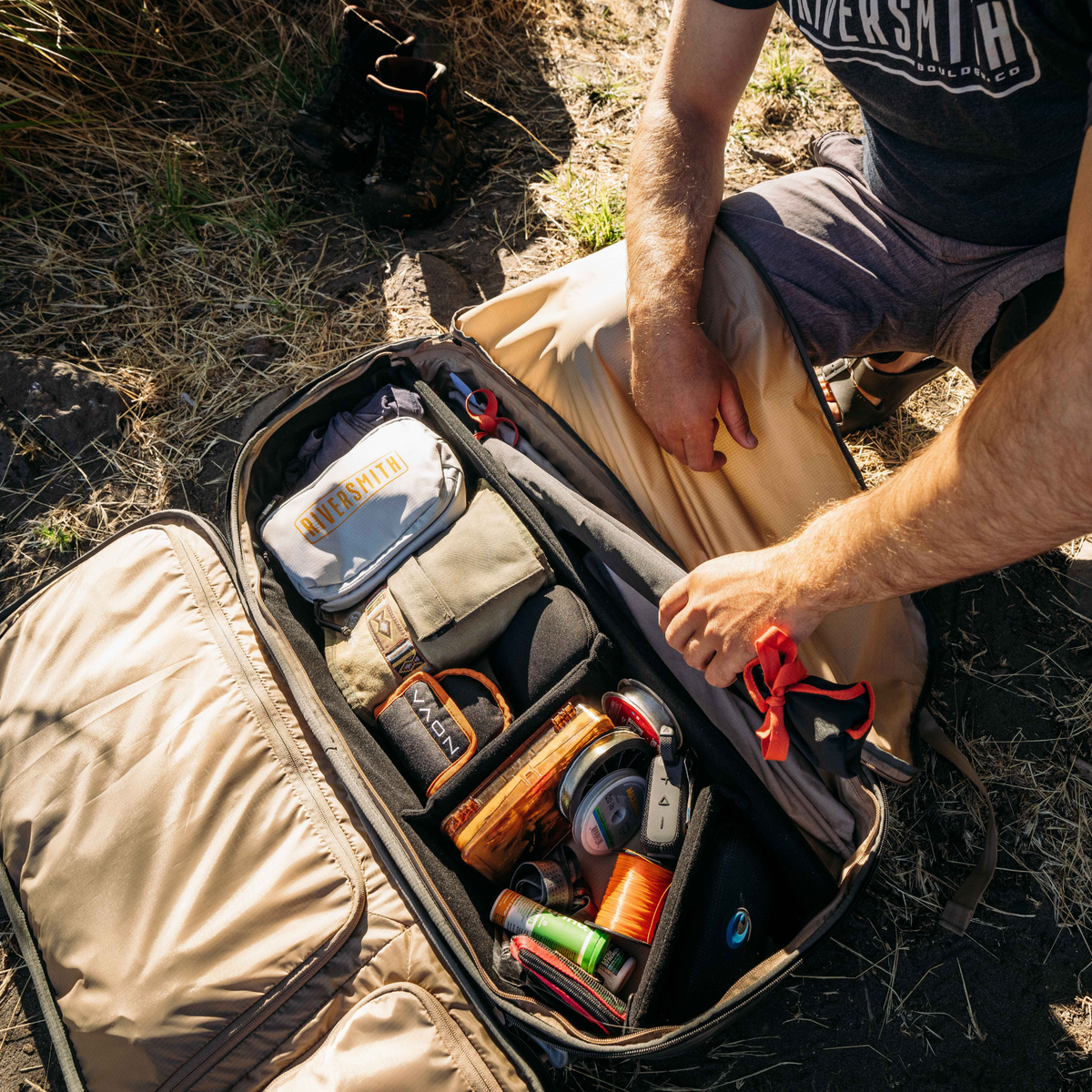 Riversmith The Travel Pack: Fly Fishing Travel Bag