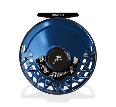 7/9 - Ported / Deep Blue / Saltwater Plate / Lg Alum - Black