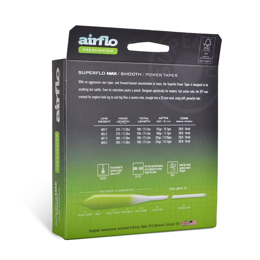 Airflo Superflo Max Power Taper Fly Line