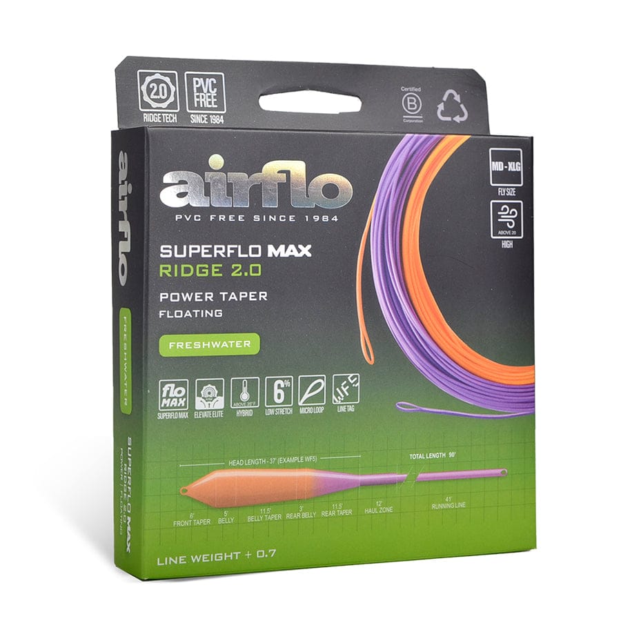 Airflo Superflo Max Ridge 2.0 Power Taper Fly Line