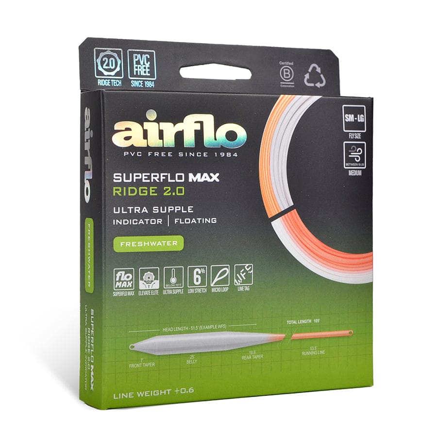 Airflo Superflo Max Ridge 2.0 Ultra Supple Indicator Taper Fly Line
