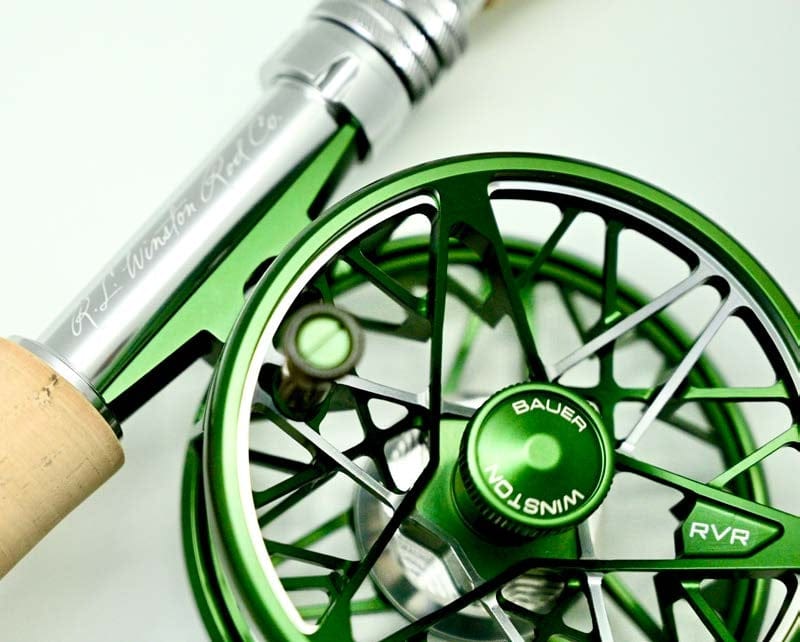 Bauer RVR Limited Edition Green/Silver Fly Reel