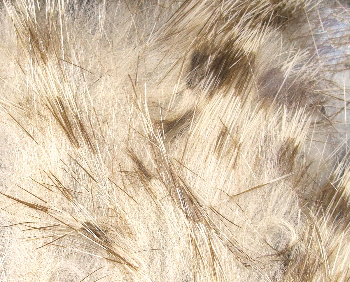 Hareline Brown Barred Rabbit Fur Strips